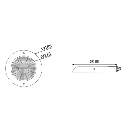 Lampa basenowa LED PHJ-WM-SS188  6 / 12 Watt, dowolny kolor+ RGB